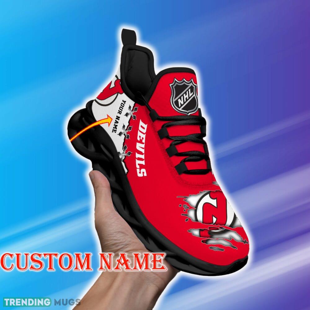 Custom Name New Jersey Devils NHL New Luxury Max Soul Shoes Propel Gift Fans Running Sneakers New Shoes Max Soul Custom Name New Jersey Devils NHL New Luxury Max Soul Shoes Propel Gift Fans Running Sneakers New Shoes Max Soul