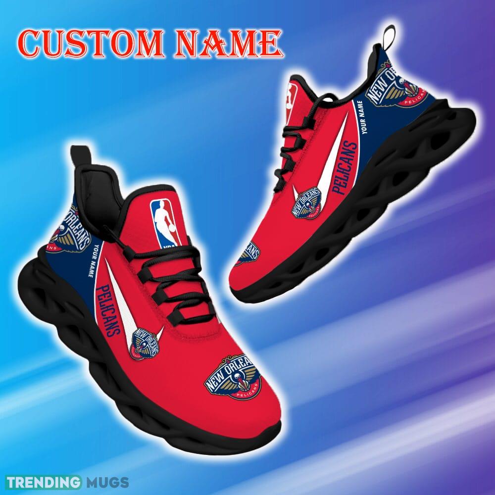 Custom Name New Orleans Pelicans NBA Max Soul Shoes Accentuate Gift Fans Running Sneakers New Shoes Max Soul Custom Name New Orleans Pelicans NBA Max Soul Shoes Accentuate Gift Fans Running Sneakers New Shoes Max Soul