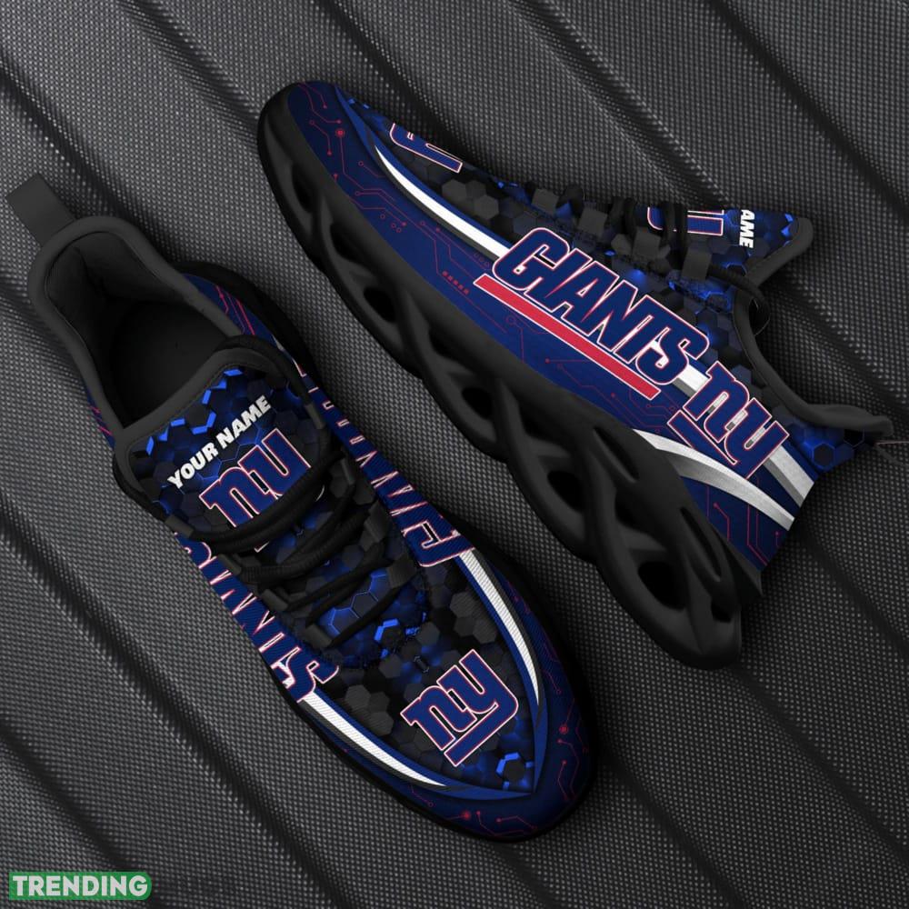Custom Name New York Giants NFL Football Team Sports Running Shoes New Design For Fans Gift Max Soul Sneakers Max Soul Custom Name New York Giants NFL Football Team Sports Running Shoes New Design For Fans Gift Max Soul Sneakers Max Soul