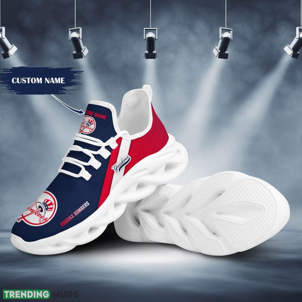 Custom Name New York Yankees Custom Max Soul Sneakers For Men Women Max Soul Custom Name New York Yankees Custom Max Soul Sneakers For Men Women Max Soul