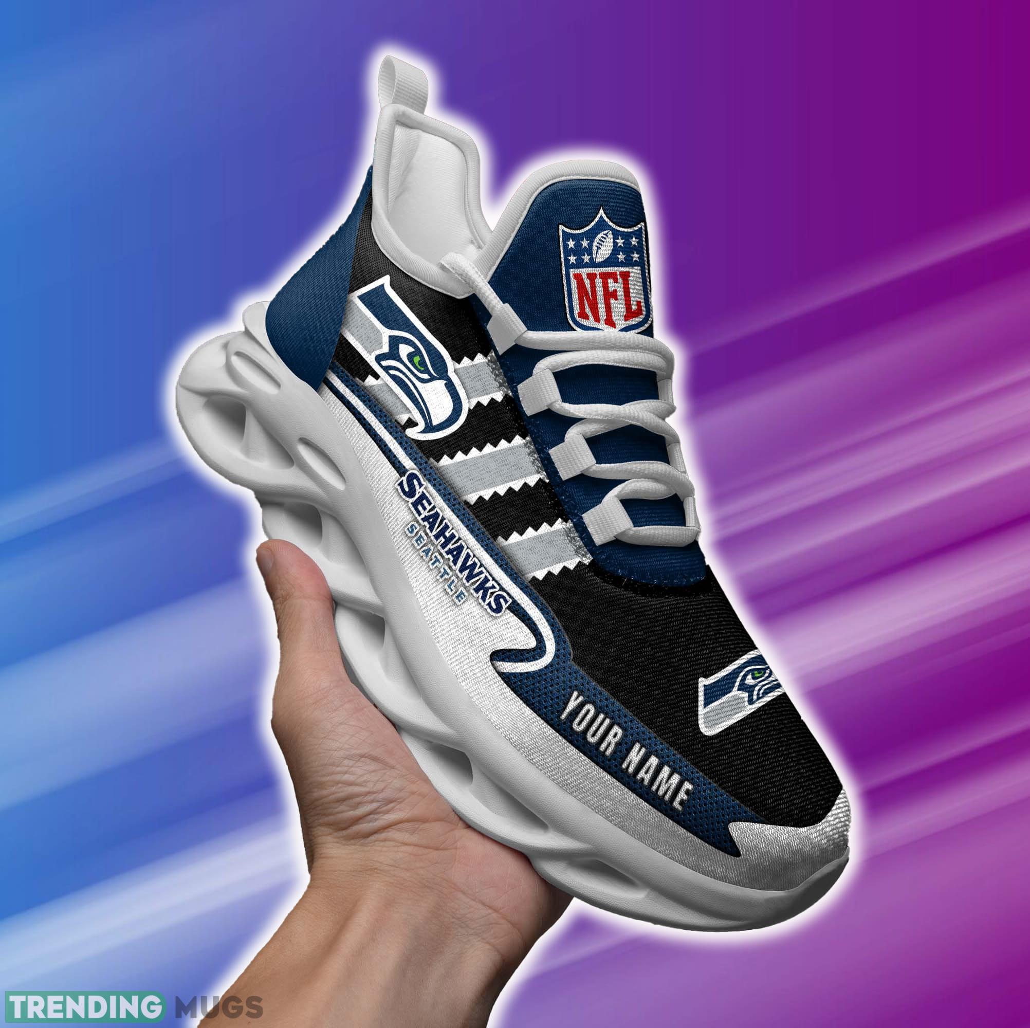 Custom Name NFL Seattle Seahawks Max Soul Shoes Style Gift Fans Running Sneakers New Shoes - Personalized NFL Seattle Seahawks Max Soul Shoes_1 Custom Name NFL Seattle Seahawks Max Soul Shoes Style Gift Fans Running Sneakers New Shoes - Personalized NFL Seattle Seahawks Max Soul Shoes_1