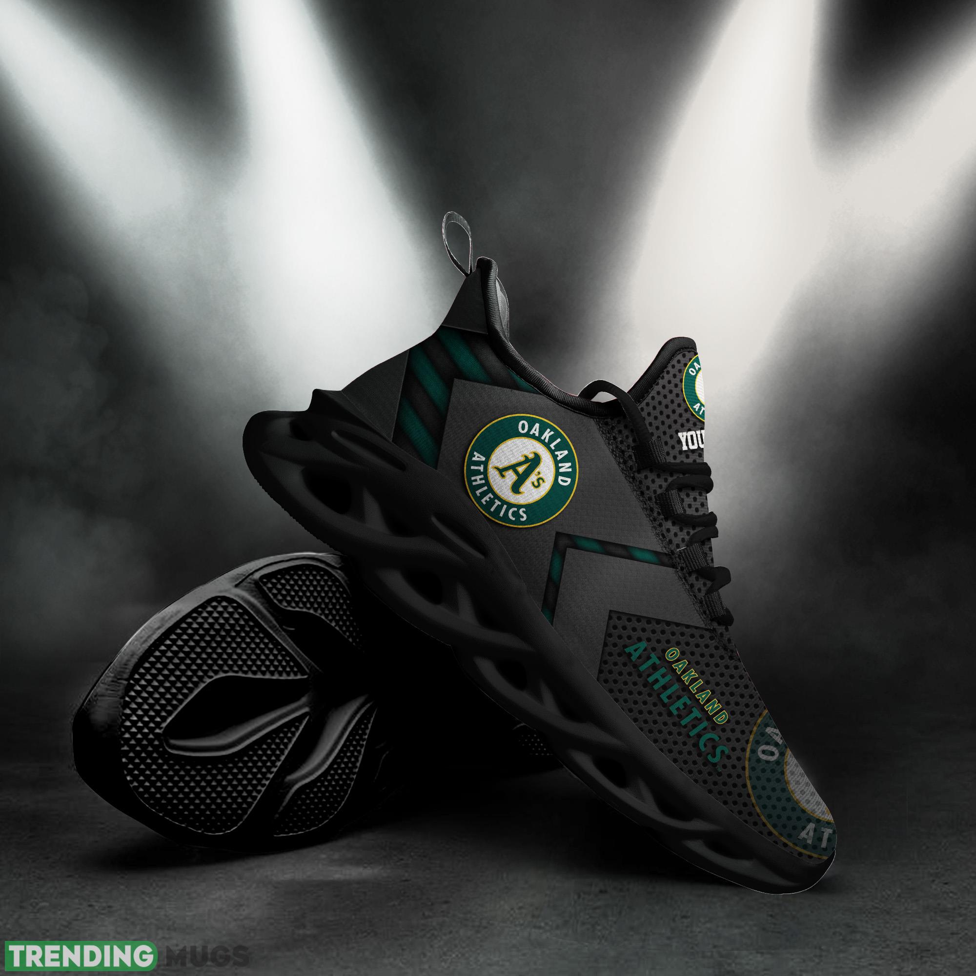 Custom Name Oakland Athletics MLB Max Soul Shoes Stride Gift Fans Running Sneakers New Shoes Max Soul Custom Name Oakland Athletics MLB Max Soul Shoes Stride Gift Fans Running Sneakers New Shoes Max Soul