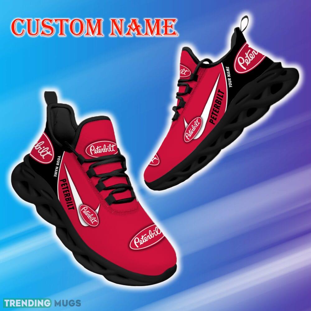 Custom Name Peterbilt Truck Max Soul Shoes Sign Gift Fans Running Sneakers New Shoes Max Soul Custom Name Peterbilt Truck Max Soul Shoes Sign Gift Fans Running Sneakers New Shoes Max Soul
