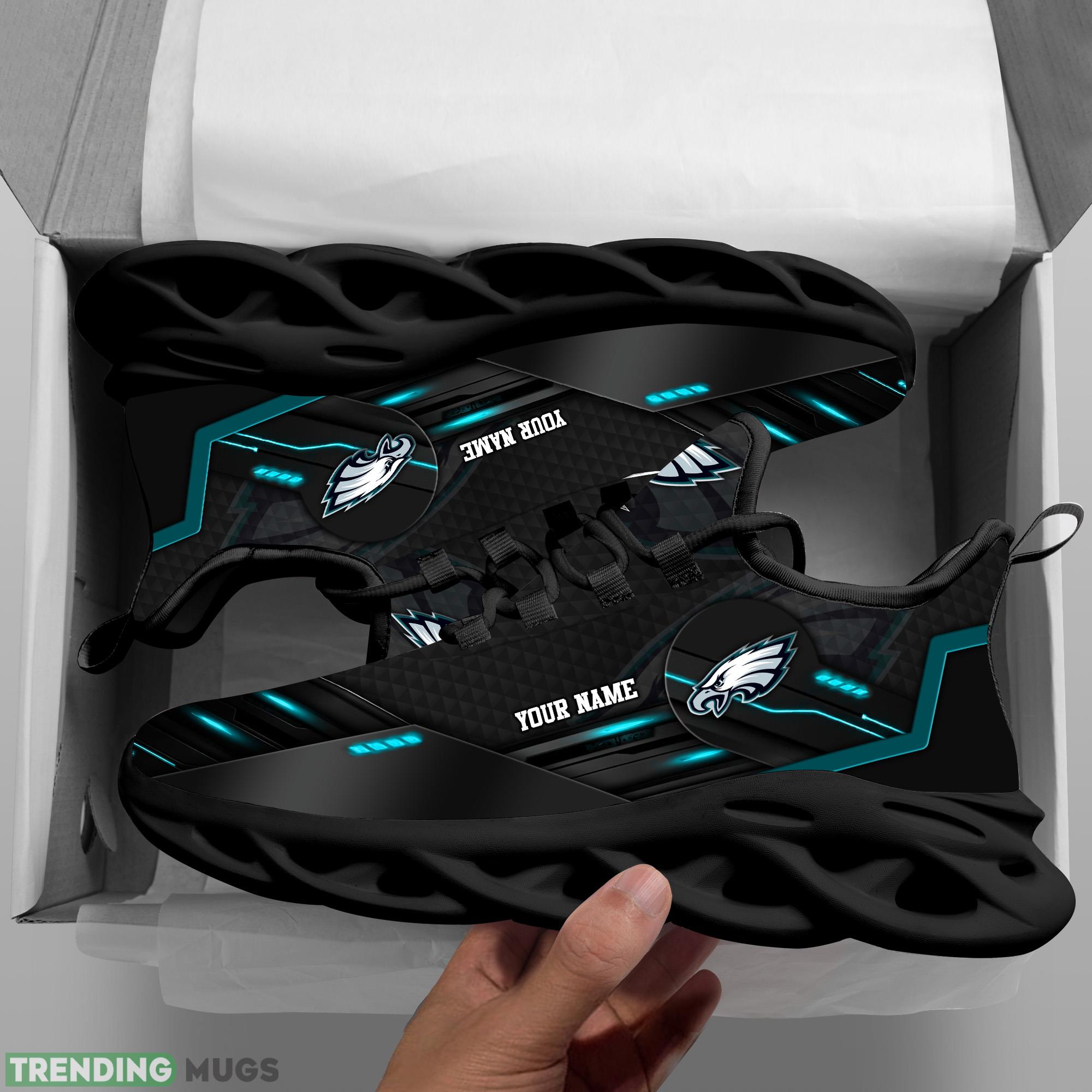 Custom Name Philadelphia Eagles NFL Sport Black Max Soul Shoes Imagery Gift Fans Running Sneakers New Shoes Max Soul Custom Name Philadelphia Eagles NFL Sport Black Max Soul Shoes Imagery Gift Fans Running Sneakers New Shoes Max Soul