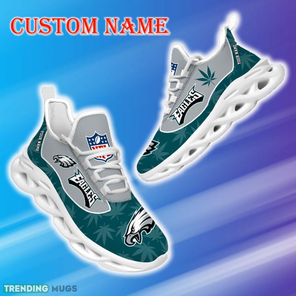 Custom Name Philadelphia Eagles Weed Max Soul Shoes Mark Gift Fans Running Sneakers New Shoes Max Soul Custom Name Philadelphia Eagles Weed Max Soul Shoes Mark Gift Fans Running Sneakers New Shoes Max Soul