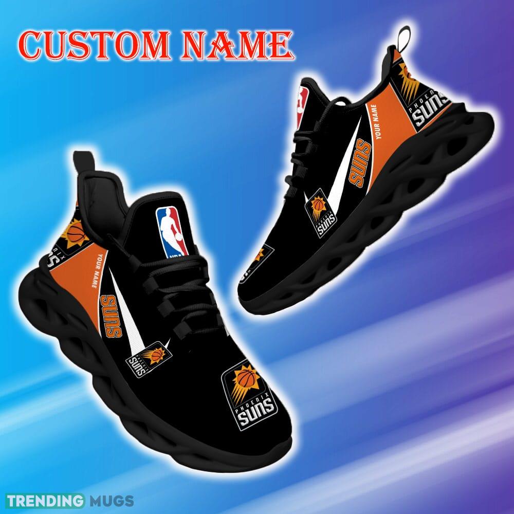 Custom Name Phoenix Suns NBA Max Soul Shoes Monogram Gift Fans Running Sneakers New Shoes Max Soul Custom Name Phoenix Suns NBA Max Soul Shoes Monogram Gift Fans Running Sneakers New Shoes Max Soul