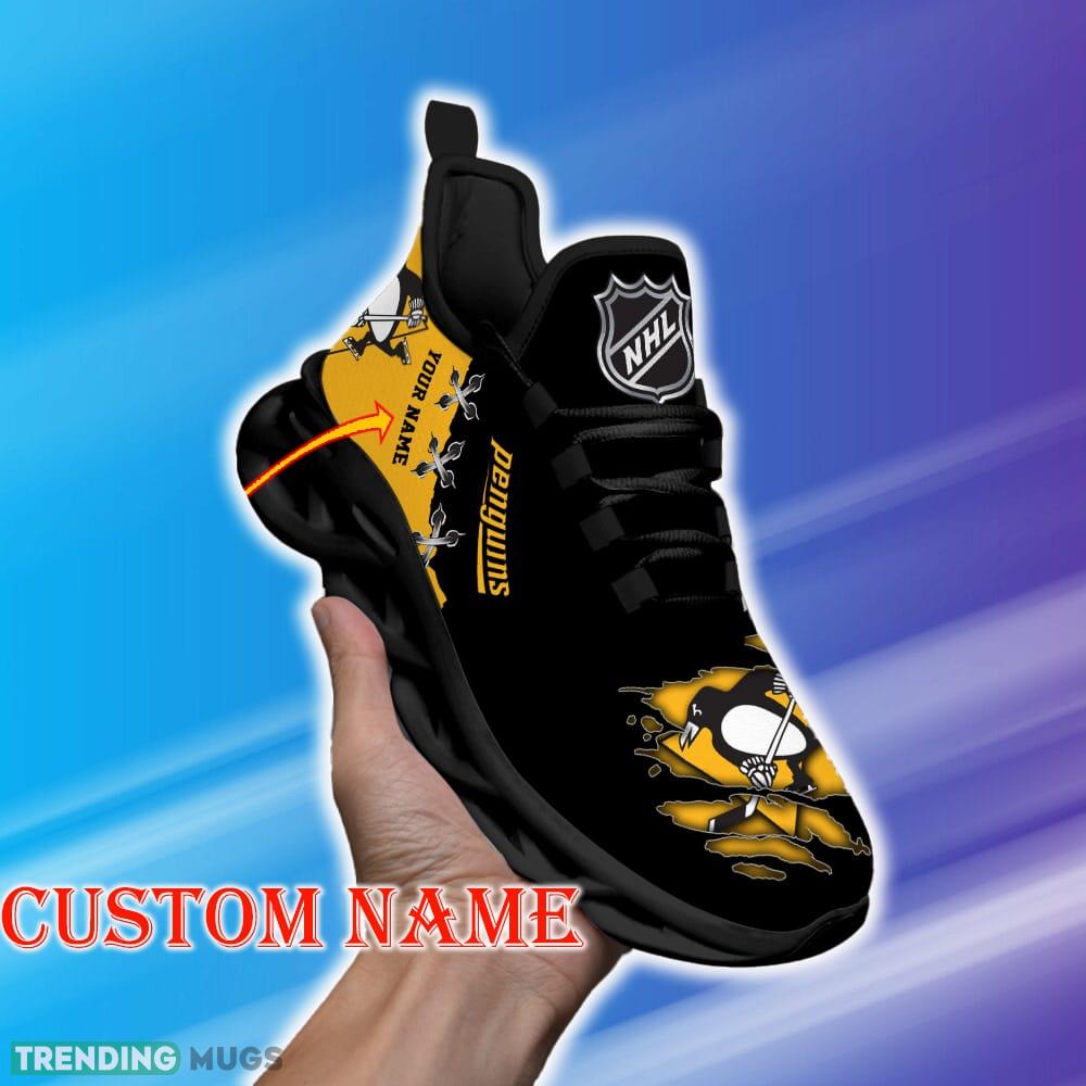 Custom Name Pittsburgh Penguins NHL New Luxury Max Soul Shoes Emblematic Gift Fans Running Sneakers New Shoes Max Soul Custom Name Pittsburgh Penguins NHL New Luxury Max Soul Shoes Emblematic Gift Fans Running Sneakers New Shoes Max Soul