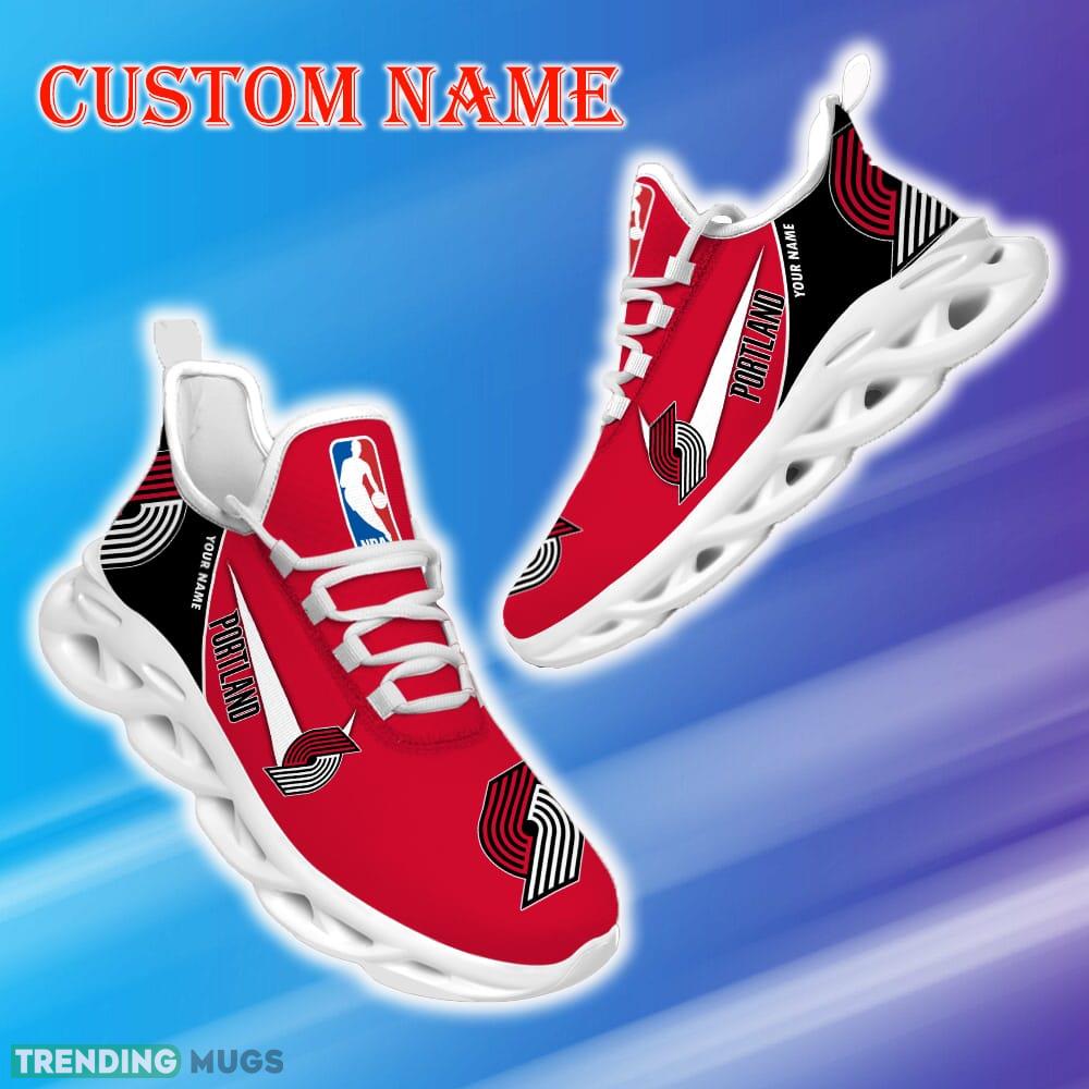 Custom Name Portland Trail Blazers NBA Max Soul Shoes Emblem Gift Fans Running Sneakers New Shoes Max Soul Custom Name Portland Trail Blazers NBA Max Soul Shoes Emblem Gift Fans Running Sneakers New Shoes Max Soul
