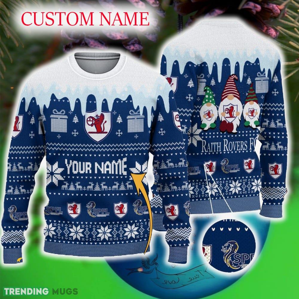 Custom Name Raith Rovers FC Ugly Christmas 3D Sweater Gift For Men And Women - Custom Name Raith Rovers FC Ugly Christmas 3D Sweater Gift For Men And Women Custom Name Raith Rovers FC Ugly Christmas 3D Sweater Gift For Men And Women - Custom Name Raith Rovers FC Ugly Christmas 3D Sweater Gift For Men And Women