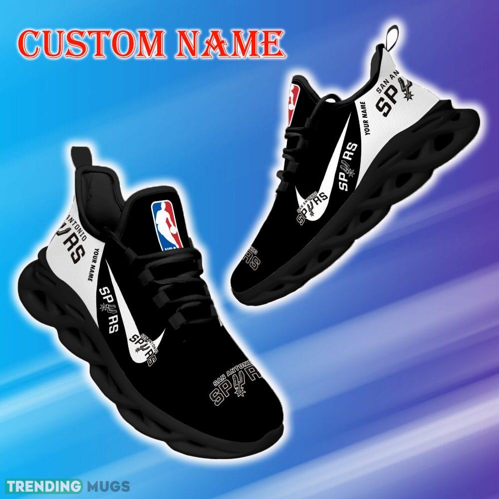 Custom Name San Antonio Spurs NBA Max Soul Shoes Curate Gift Fans Running Sneakers New Shoes Max Soul Custom Name San Antonio Spurs NBA Max Soul Shoes Curate Gift Fans Running Sneakers New Shoes Max Soul