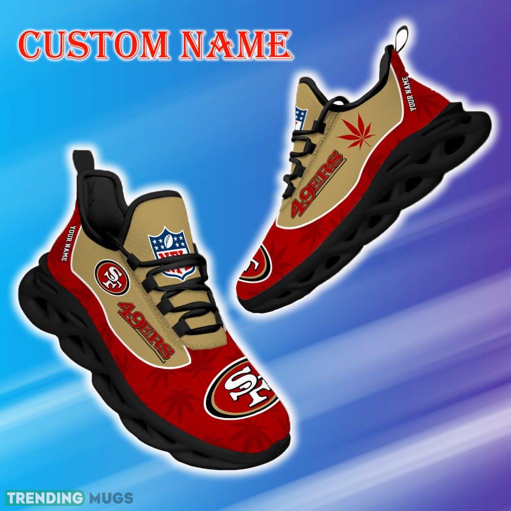 Custom Name San Francisco 49ers Weed Max Soul Shoes Embody Gift Fans Running Sneakers New Shoes Max Soul Custom Name San Francisco 49ers Weed Max Soul Shoes Embody Gift Fans Running Sneakers New Shoes Max Soul