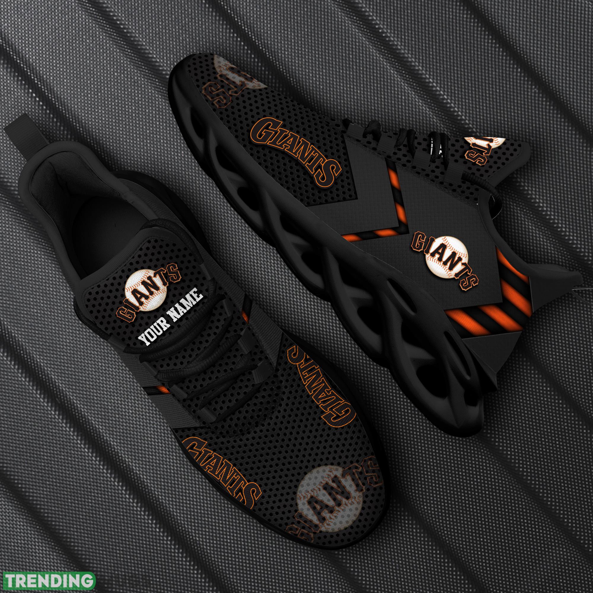 Custom Name San Francisco Giants MLB Max Soul Shoes Embrace Gift Fans Running Sneakers New Shoes - San Francisco Giants Personalized MLB Max Soul Shoes_1 Custom Name San Francisco Giants MLB Max Soul Shoes Embrace Gift Fans Running Sneakers New Shoes - San Francisco Giants Personalized MLB Max Soul Shoes_1