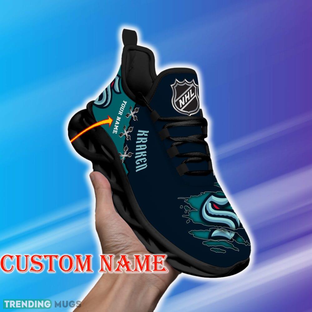 Custom Name Seattle Kraken NHL New Luxury Max Soul Shoes Evoke Gift Fans Running Sneakers New Shoes Max Soul Custom Name Seattle Kraken NHL New Luxury Max Soul Shoes Evoke Gift Fans Running Sneakers New Shoes Max Soul