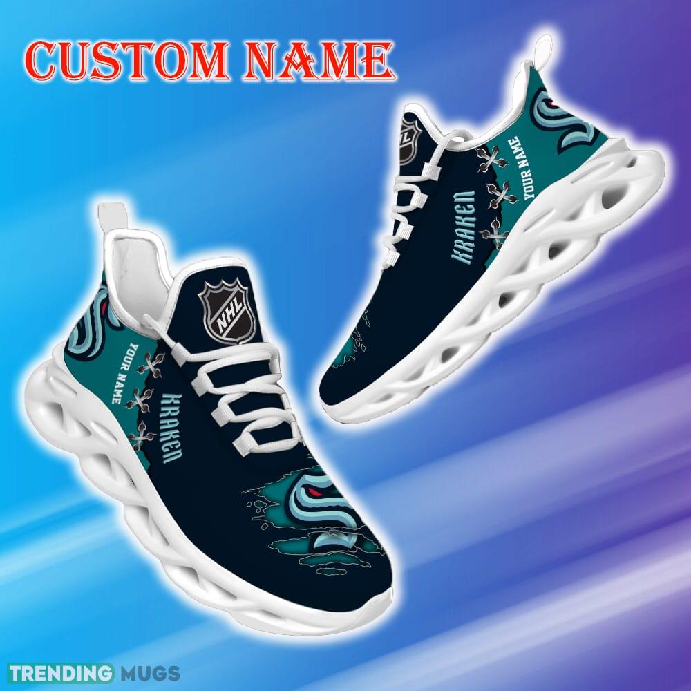 Custom Name Seattle Kraken NHL New Luxury Max Soul Shoes Evoke Gift Fans Running Sneakers New Shoes Max Soul Custom Name Seattle Kraken NHL New Luxury Max Soul Shoes Evoke Gift Fans Running Sneakers New Shoes Max Soul
