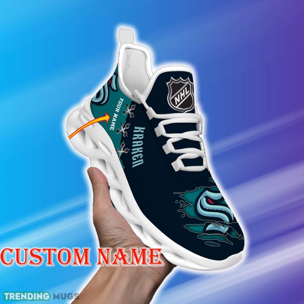 Custom Name Seattle Kraken NHL New Luxury Max Soul Shoes Evoke Gift Fans Running Sneakers New Shoes - Seattle Kraken Personalized NHL New Luxury Max Soul Shoes_1 Custom Name Seattle Kraken NHL New Luxury Max Soul Shoes Evoke Gift Fans Running Sneakers New Shoes - Seattle Kraken Personalized NHL New Luxury Max Soul Shoes_1
