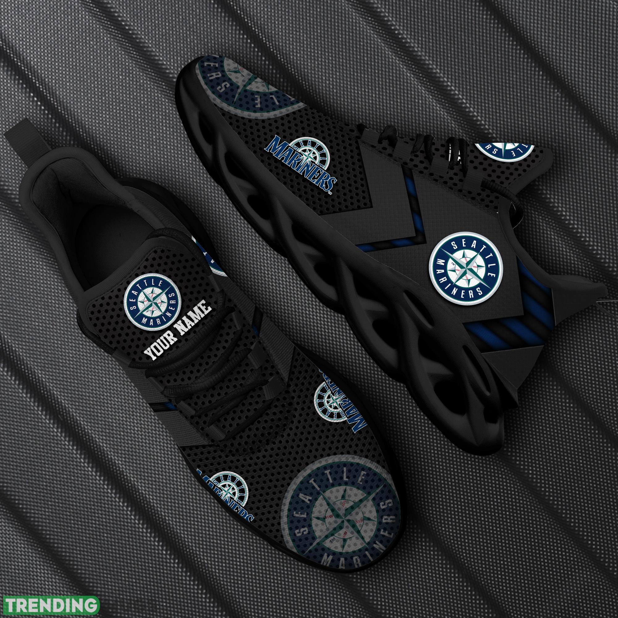 Custom Name Seattle Mariners MLB Max Soul Shoes Energize Gift Fans Running Sneakers New Shoes - Seattle Mariners Personalized MLB Max Soul Shoes_1 Custom Name Seattle Mariners MLB Max Soul Shoes Energize Gift Fans Running Sneakers New Shoes - Seattle Mariners Personalized MLB Max Soul Shoes_1