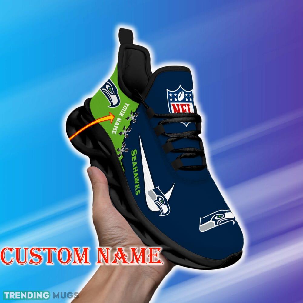 Custom Name Seattle seahawks NFL Max Soul Shoes Artistry Gift Fans Running Sneakers New Shoes - Seattle seahawks Personalized NFL Premium Luxury Max Soul Shoes_1 Custom Name Seattle seahawks NFL Max Soul Shoes Artistry Gift Fans Running Sneakers New Shoes - Seattle seahawks Personalized NFL Premium Luxury Max Soul Shoes_1