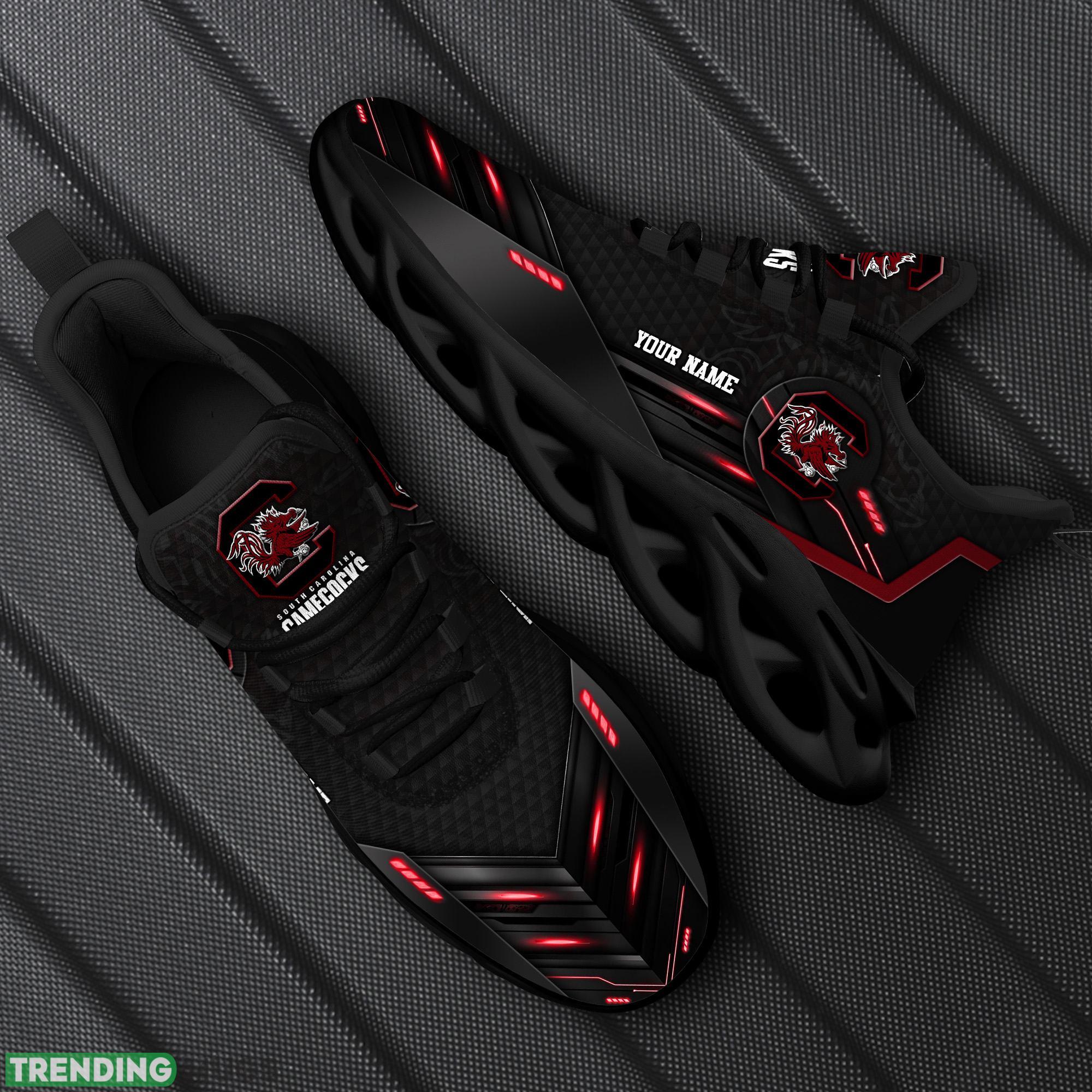 Custom Name South Carolina Gamecocks Team Black Envision Sports Sneakers Ideas For Men And Women Gift Max Soul Shoes Max Soul Custom Name South Carolina Gamecocks Team Black Envision Sports Sneakers Ideas For Men And Women Gift Max Soul Shoes Max Soul