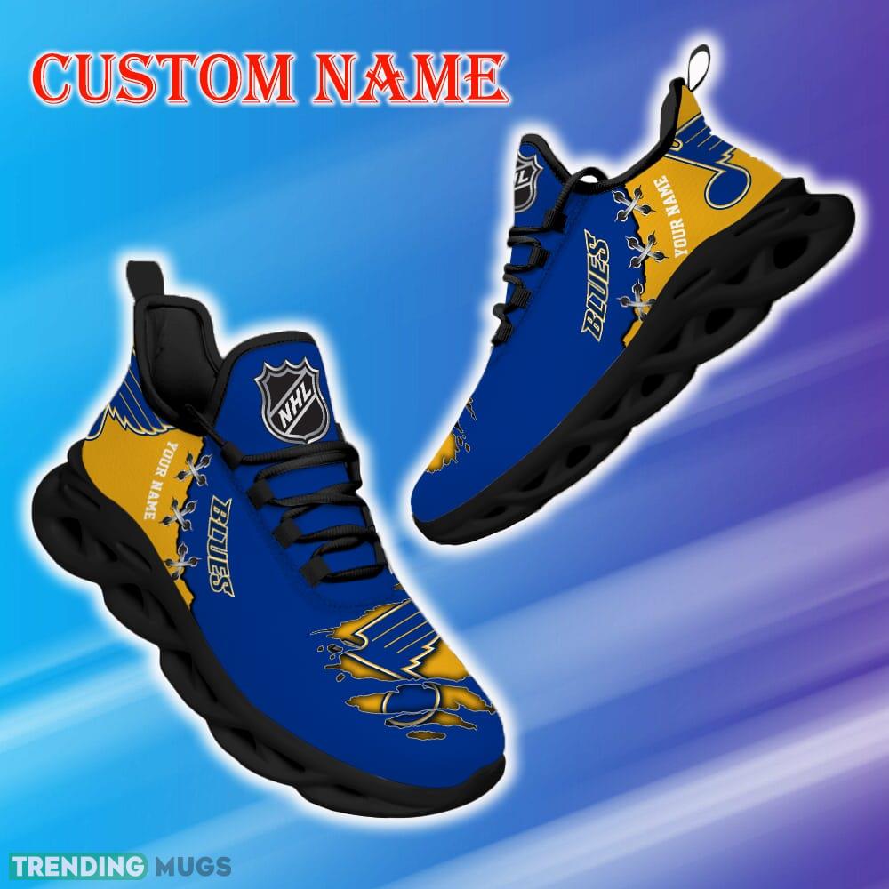 Custom Name St Louis Blues NHL New Luxury Max Soul Shoes Identity Gift Fans Running Sneakers New Shoes Max Soul Custom Name St Louis Blues NHL New Luxury Max Soul Shoes Identity Gift Fans Running Sneakers New Shoes Max Soul