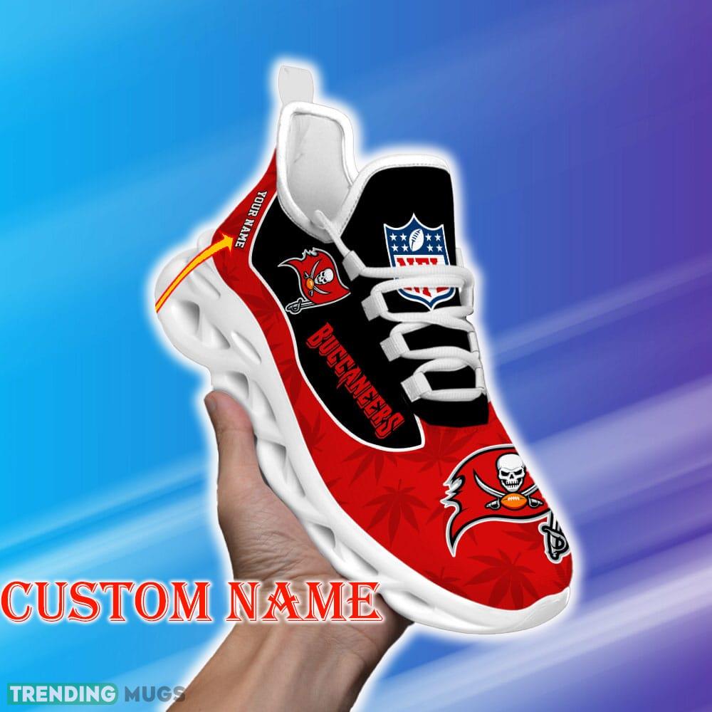 Custom Name Tampa Bay Buccaneers Weed Max Soul Shoes Detail Gift Fans Running Sneakers New Shoes Max Soul Custom Name Tampa Bay Buccaneers Weed Max Soul Shoes Detail Gift Fans Running Sneakers New Shoes Max Soul