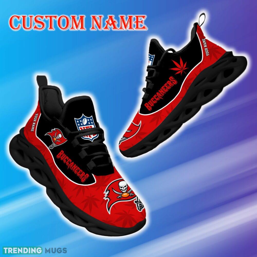 Custom Name Tampa Bay Buccaneers Weed Max Soul Shoes Detail Gift Fans Running Sneakers New Shoes Max Soul Custom Name Tampa Bay Buccaneers Weed Max Soul Shoes Detail Gift Fans Running Sneakers New Shoes Max Soul