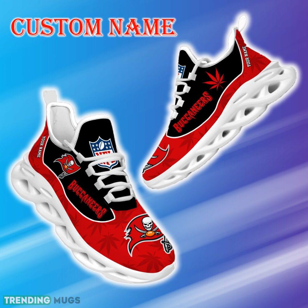 Custom Name Tampa Bay Buccaneers Weed Max Soul Shoes Detail Gift Fans Running Sneakers New Shoes Max Soul Custom Name Tampa Bay Buccaneers Weed Max Soul Shoes Detail Gift Fans Running Sneakers New Shoes Max Soul