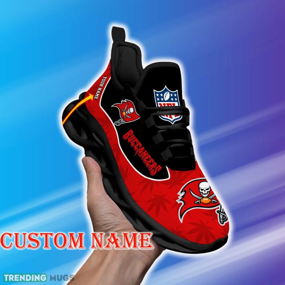 Custom Name Tampa Bay Buccaneers Weed Max Soul Shoes Detail Gift Fans Running Sneakers New Shoes - Tampa Bay Buccaneers Personalized Weed Limited Edition Max Soul Shoes_1 Custom Name Tampa Bay Buccaneers Weed Max Soul Shoes Detail Gift Fans Running Sneakers New Shoes - Tampa Bay Buccaneers Personalized Weed Limited Edition Max Soul Shoes_1
