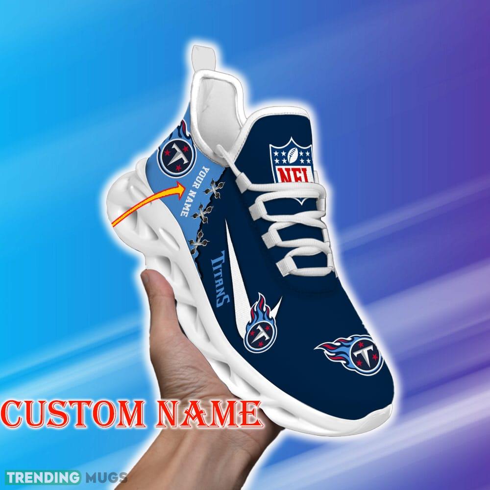 Custom Name Tennessee Titans NFL Max Soul Shoes Exclusive Gift Fans Running Sneakers New Shoes Max Soul Custom Name Tennessee Titans NFL Max Soul Shoes Exclusive Gift Fans Running Sneakers New Shoes Max Soul
