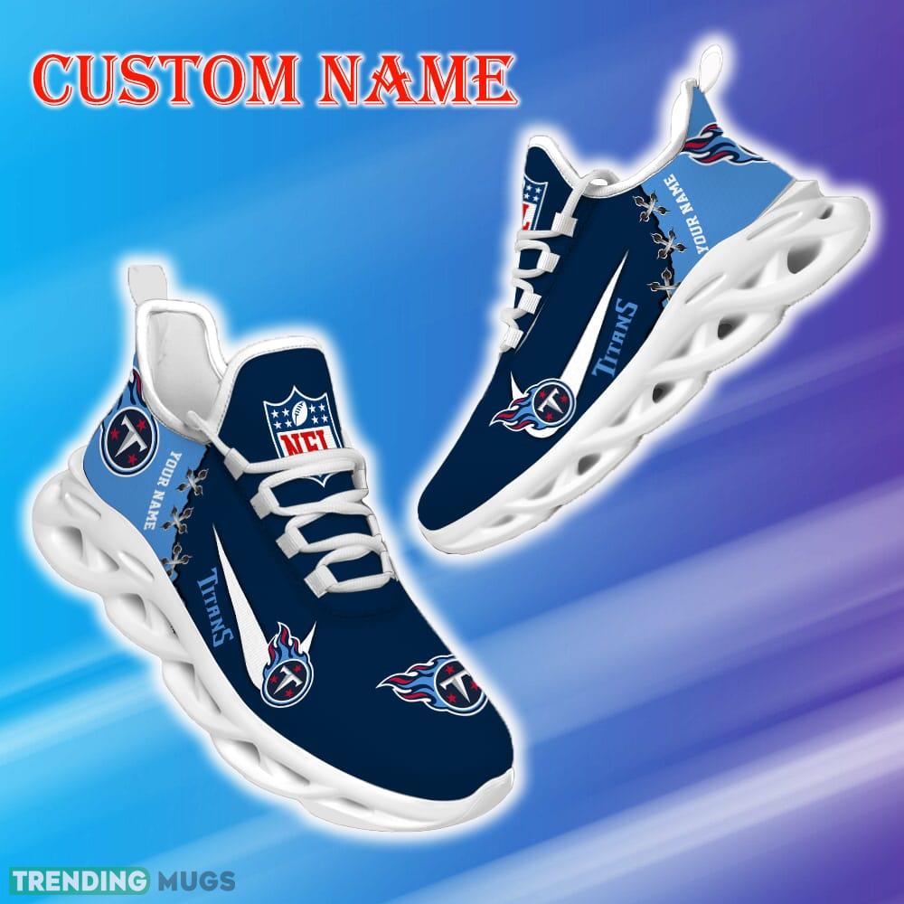Custom Name Tennessee Titans NFL Max Soul Shoes Exclusive Gift Fans Running Sneakers New Shoes Max Soul Custom Name Tennessee Titans NFL Max Soul Shoes Exclusive Gift Fans Running Sneakers New Shoes Max Soul