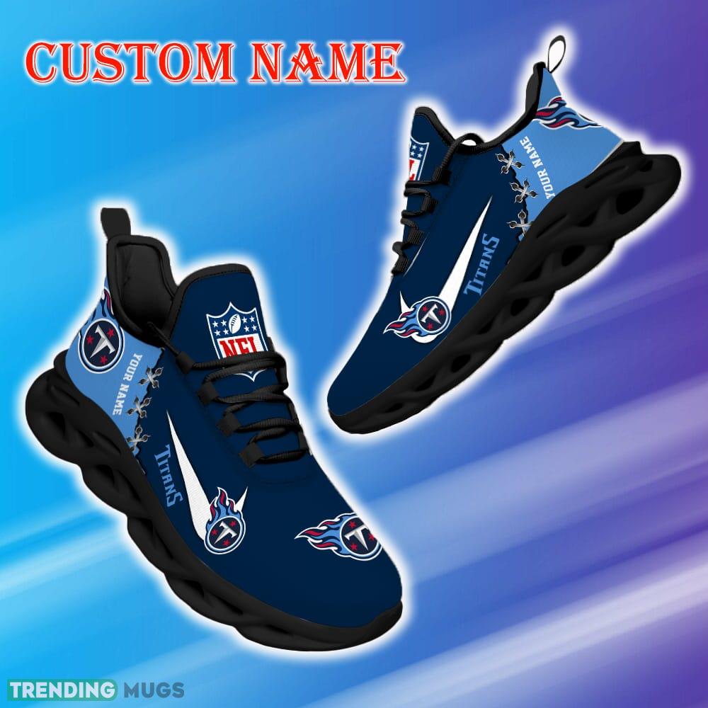 Custom Name Tennessee Titans NFL Max Soul Shoes Exclusive Gift Fans Running Sneakers New Shoes Max Soul Custom Name Tennessee Titans NFL Max Soul Shoes Exclusive Gift Fans Running Sneakers New Shoes Max Soul