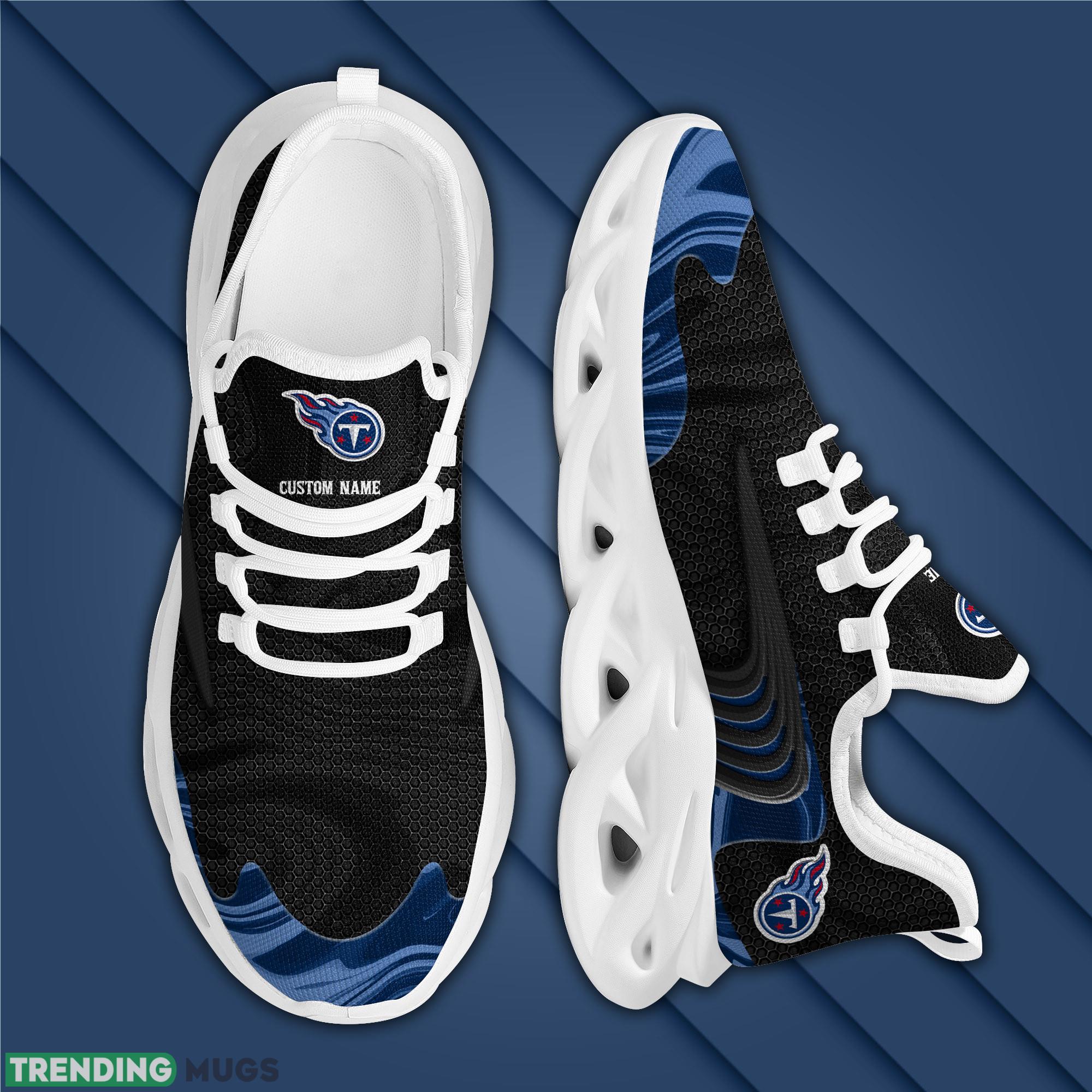 Custom Name Tennessee Titans Team Max Soul Sneakers For Men Women Adults Football Max Soul Custom Name Tennessee Titans Team Max Soul Sneakers For Men Women Adults Football Max Soul