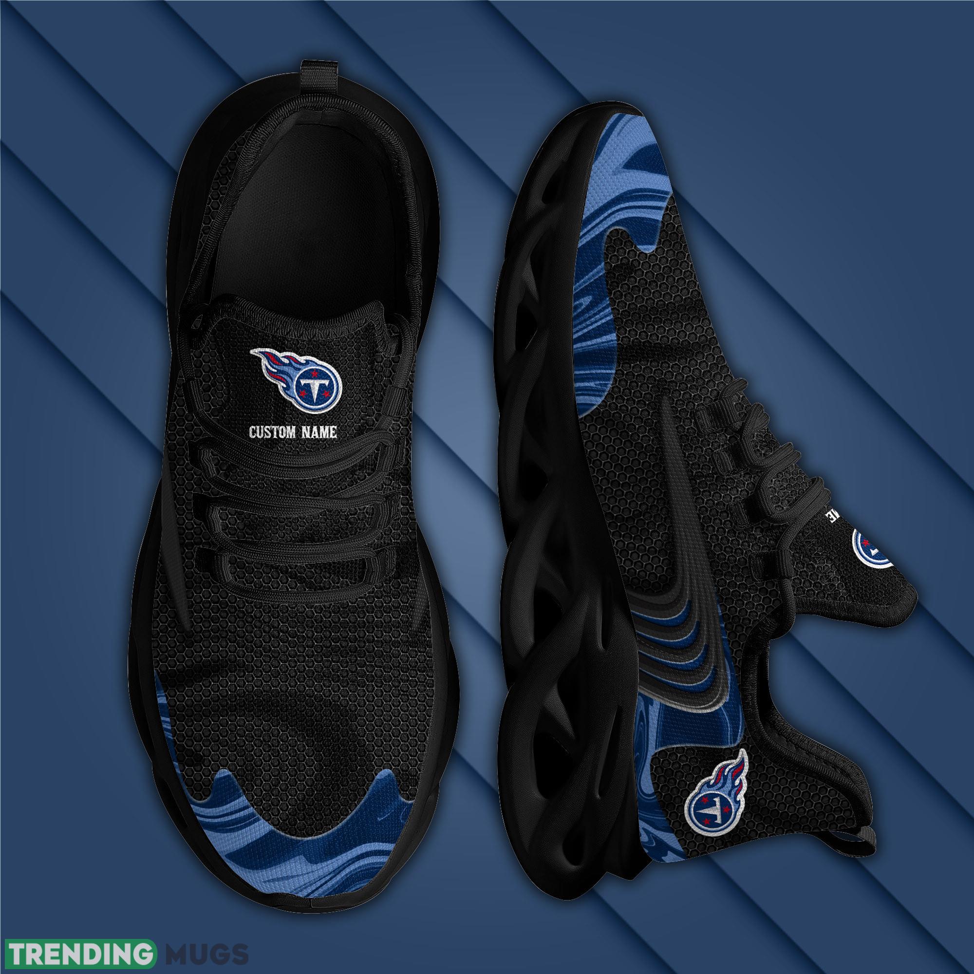 Custom Name Tennessee Titans Team Max Soul Sneakers For Men Women Adults Football Max Soul Custom Name Tennessee Titans Team Max Soul Sneakers For Men Women Adults Football Max Soul