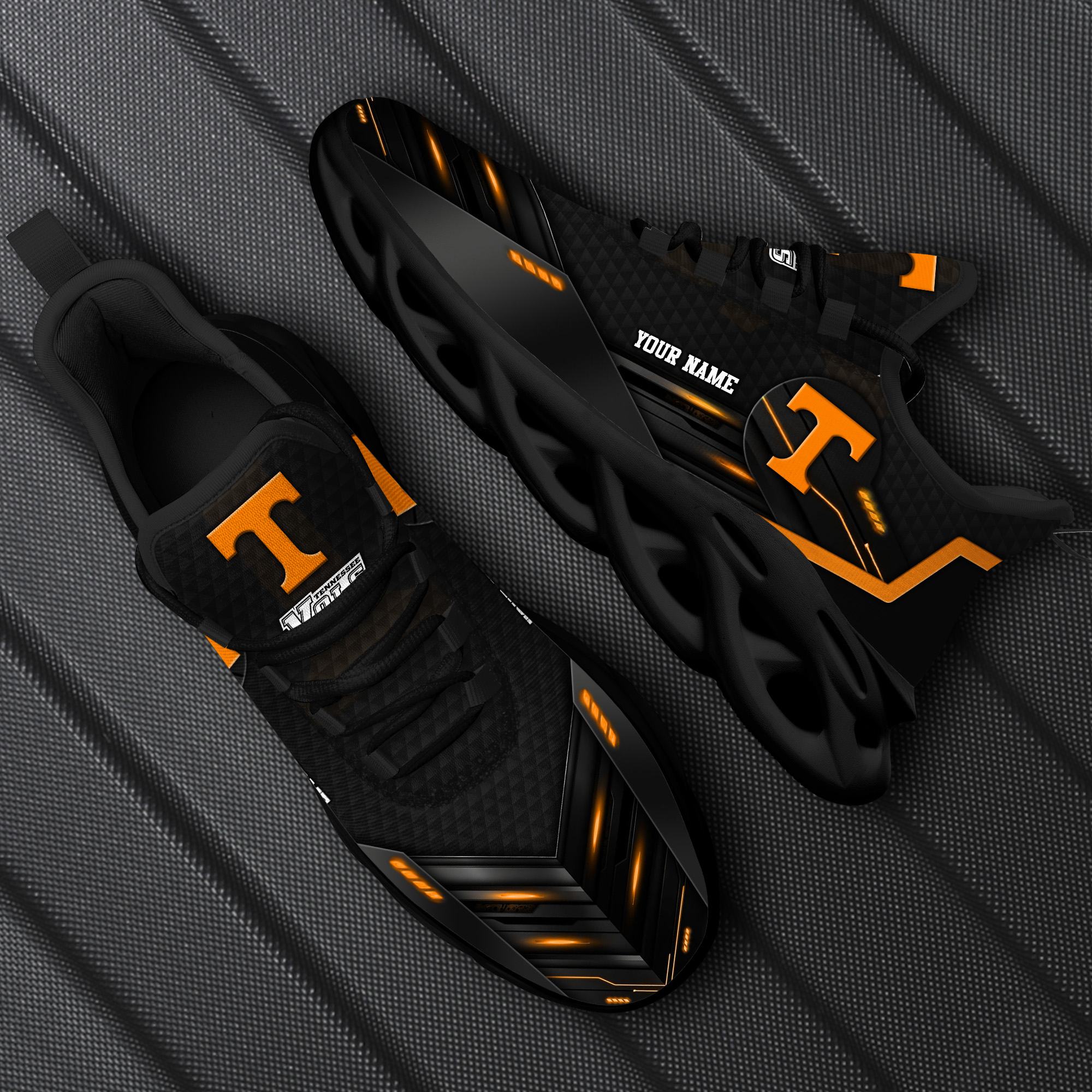 Custom Name Tennessee Volunteers Team Black Creative Sports Sneakers Ideas For Men And Women Gift Max Soul Shoes Max Soul Custom Name Tennessee Volunteers Team Black Creative Sports Sneakers Ideas For Men And Women Gift Max Soul Shoes Max Soul