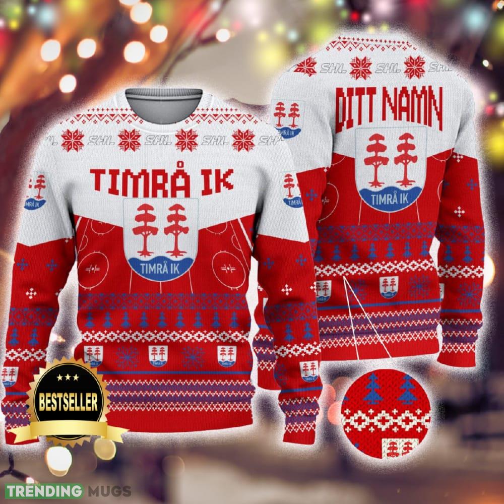 Custom Name Timra IK Ugly Christmas Sweater New Logo Gift For Men And Women Fans - Custom Name Timra IK Ugly Christmas Sweater New Logo Gift For Men And Women Fans Custom Name Timra IK Ugly Christmas Sweater New Logo Gift For Men And Women Fans - Custom Name Timra IK Ugly Christmas Sweater New Logo Gift For Men And Women Fans
