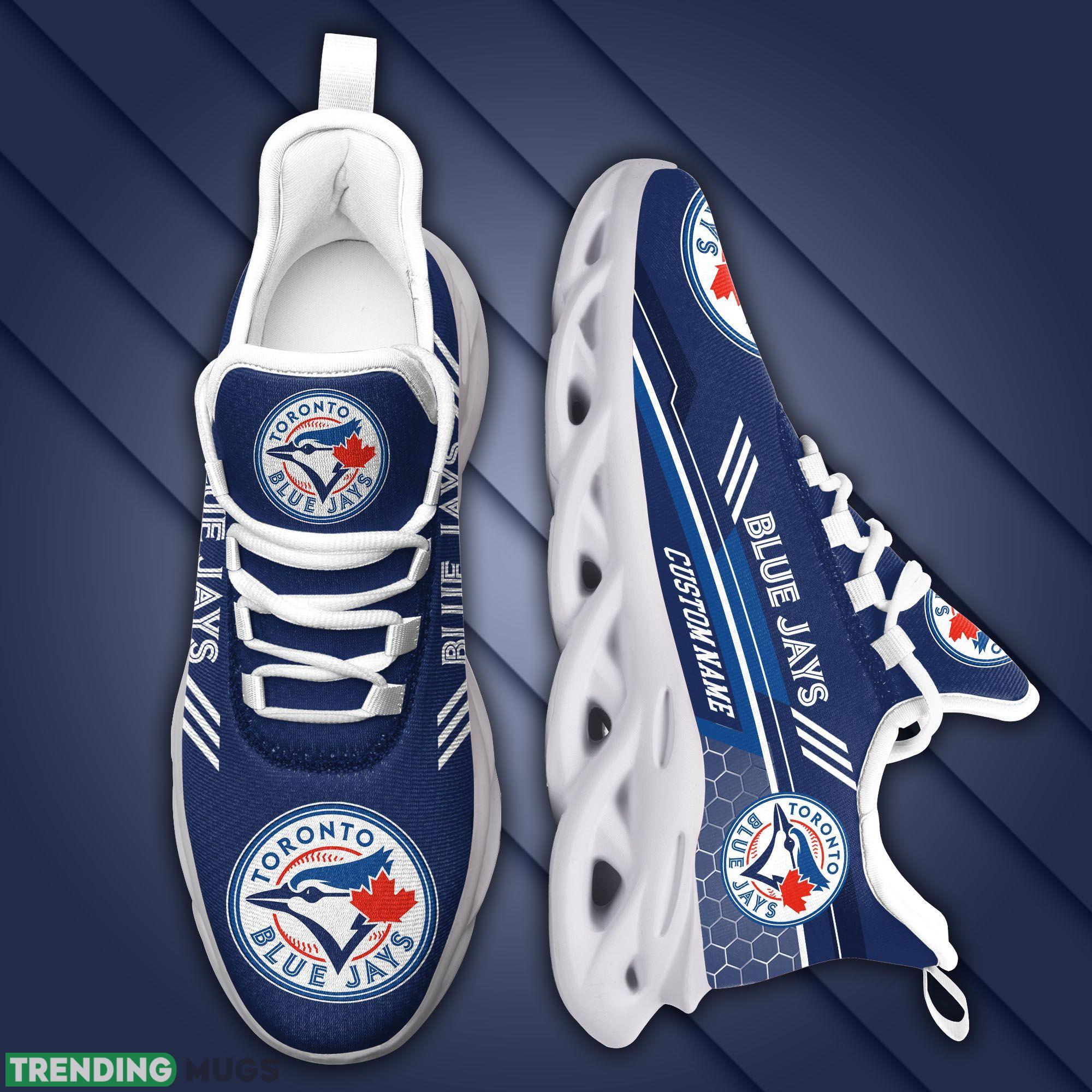 Custom Name Toronto Blue Jays Custom Max Soul Sneakers For Men Women Football Fan Football Fan Max Soul Custom Name Toronto Blue Jays Custom Max Soul Sneakers For Men Women Football Fan Football Fan Max Soul