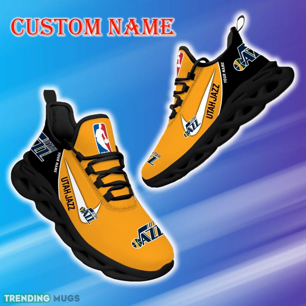 Custom Name Utah Jazz NBA Max Soul Shoes Chic Gift Fans Running Sneakers New Shoes Max Soul Custom Name Utah Jazz NBA Max Soul Shoes Chic Gift Fans Running Sneakers New Shoes Max Soul