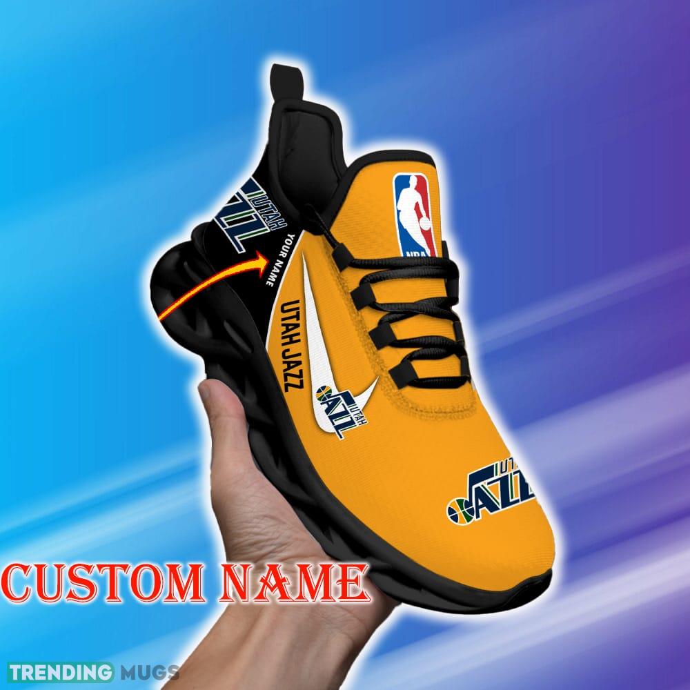Custom Name Utah Jazz NBA Max Soul Shoes Chic Gift Fans Running Sneakers New Shoes - Utah Jazz Personalized NBA Max Soul Shoes_1 Custom Name Utah Jazz NBA Max Soul Shoes Chic Gift Fans Running Sneakers New Shoes - Utah Jazz Personalized NBA Max Soul Shoes_1