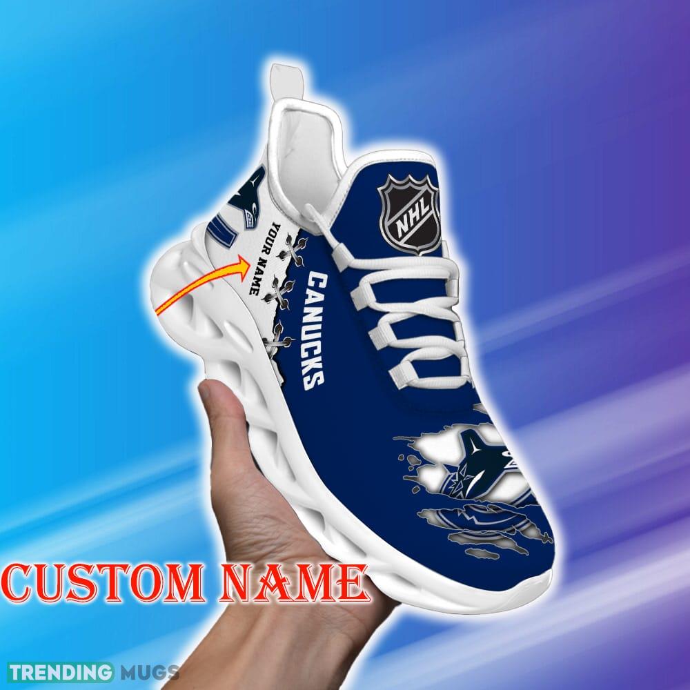 Custom Name Vancouver Canucks NHL New Luxury Max Soul Shoes Performance Gift Fans Running Sneakers New Shoes - Vancouver Canucks Personalized NHL New Luxury Max Soul Shoes_1 Custom Name Vancouver Canucks NHL New Luxury Max Soul Shoes Performance Gift Fans Running Sneakers New Shoes - Vancouver Canucks Personalized NHL New Luxury Max Soul Shoes_1