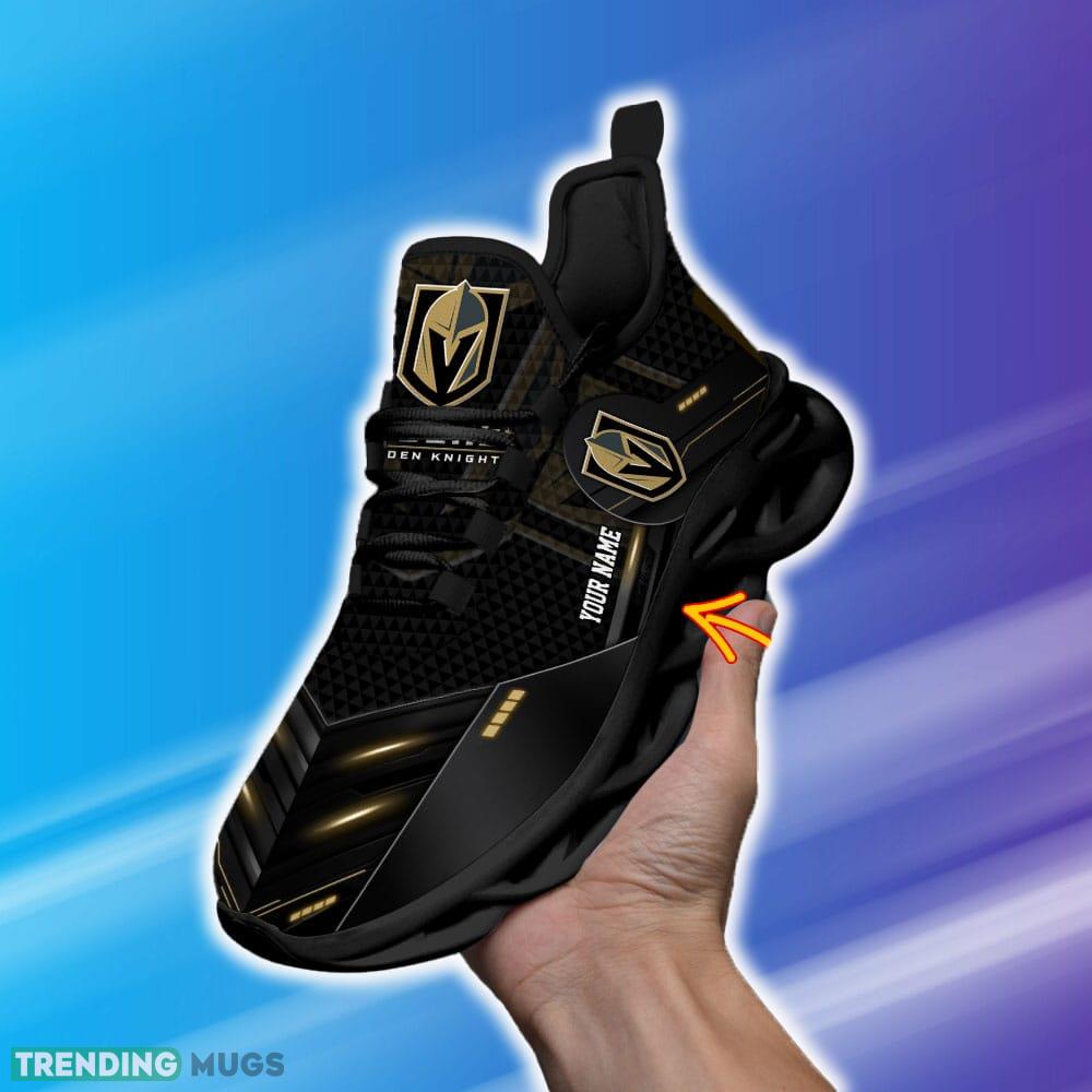 Custom Name Vegas Golden Knights NHL Sport Black Max Soul Shoes Versatile Gift Fans Running Sneakers New Shoes - Vegas Golden Knights Personalized NHL Sport Black Max Soul Shoes_1 Custom Name Vegas Golden Knights NHL Sport Black Max Soul Shoes Versatile Gift Fans Running Sneakers New Shoes - Vegas Golden Knights Personalized NHL Sport Black Max Soul Shoes_1