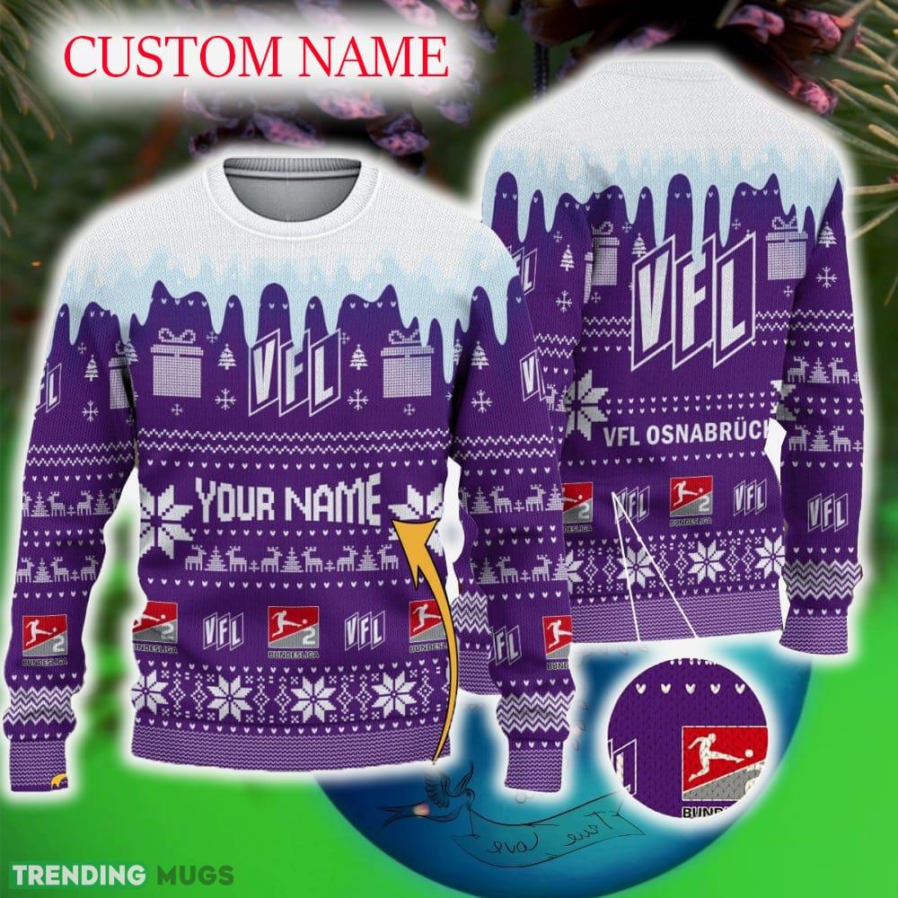Custom Name VfL Osnabruck Ugly Christmas Sweater Gift For Men And Women - Custom Name VfL Osnabruck Ugly Christmas Sweater Gift For Men And Women Custom Name VfL Osnabruck Ugly Christmas Sweater Gift For Men And Women - Custom Name VfL Osnabruck Ugly Christmas Sweater Gift For Men And Women