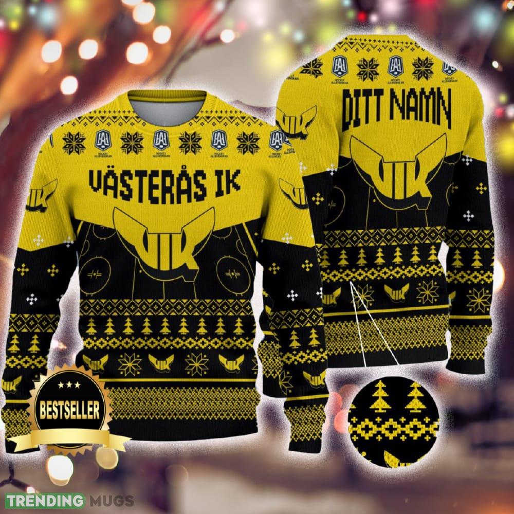 Custom Name VIK Västerås HK Ugly Christmas Sweater New Logo Gift For Men And Women Fans - Custom Name VIK Västerås HK Ugly Christmas Sweater New Logo Gift For Men And Women Fans Custom Name VIK Västerås HK Ugly Christmas Sweater New Logo Gift For Men And Women Fans - Custom Name VIK Västerås HK Ugly Christmas Sweater New Logo Gift For Men And Women Fans