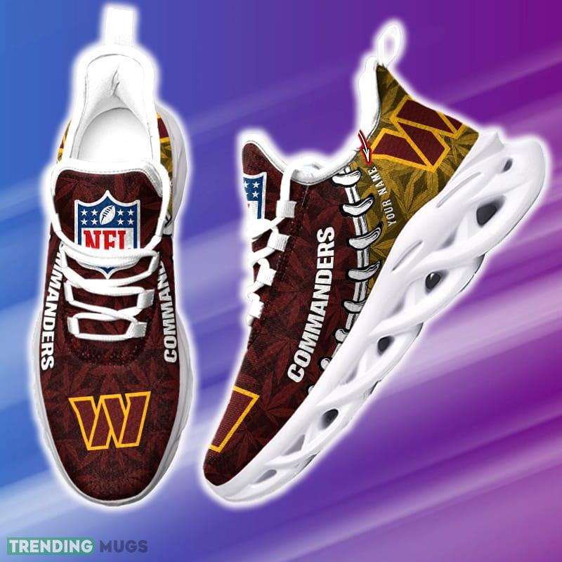 Custom Name Washington Commanders MAX SOUL SHOES Runners Gift Fans Running Sneakers New Shoes - Washington Commanders PERSONALIZED MAX SOUL SHOES 90_1 Custom Name Washington Commanders MAX SOUL SHOES Runners Gift Fans Running Sneakers New Shoes - Washington Commanders PERSONALIZED MAX SOUL SHOES 90_1