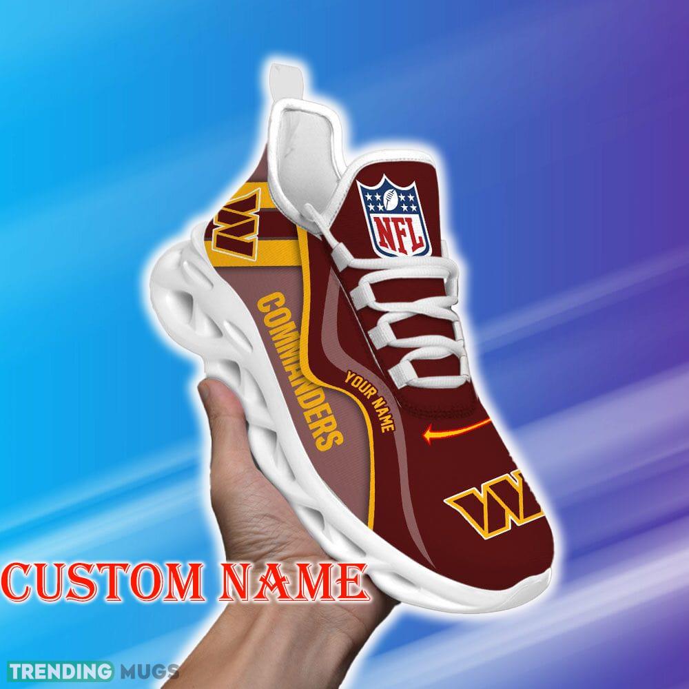 Custom Name Washington Commanders NFL Unique Max Soul Shoes Athletic Gift Fans Running Sneakers New Shoes Max Soul Custom Name Washington Commanders NFL Unique Max Soul Shoes Athletic Gift Fans Running Sneakers New Shoes Max Soul