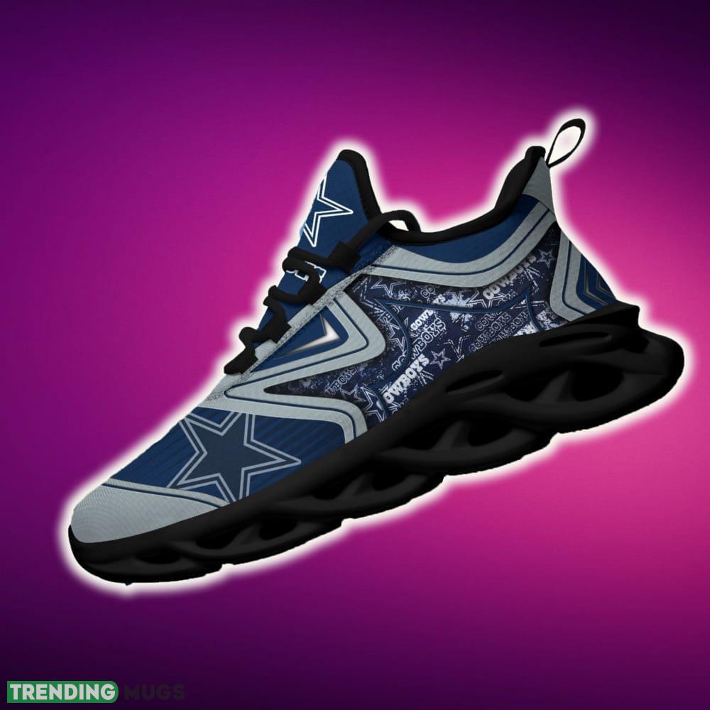 Dallas Cowboys Black And White Athleisure Sports Sneakers Ideas For Men And Women Gift Max Soul Shoes Max Soul Dallas Cowboys Black And White Athleisure Sports Sneakers Ideas For Men And Women Gift Max Soul Shoes Max Soul
