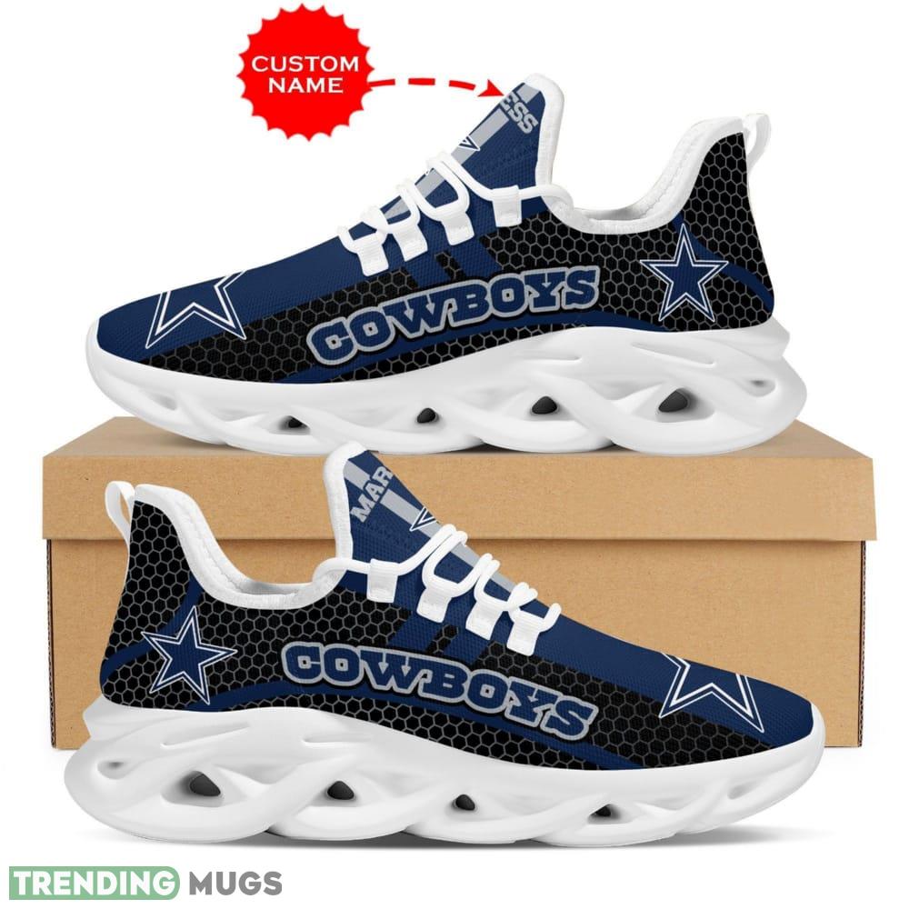 Dallas Cowboys Plus Size Custom Name Max Soul Shoes Luxury NFL Clunky For Men Women Gift - Dallas Cowboys Shoes Max Soul Luxury NFL_1 Dallas Cowboys Plus Size Custom Name Max Soul Shoes Luxury NFL Clunky For Men Women Gift - Dallas Cowboys Shoes Max Soul Luxury NFL_1