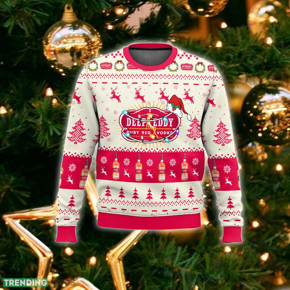 Deep Eddy Ruby Red vodka Funny Ugly Sweater Gift Christmas For Men And Women 3D Sweater Deep Eddy Ruby Red vodka Funny Ugly Sweater Gift Christmas For Men And Women 3D Sweater