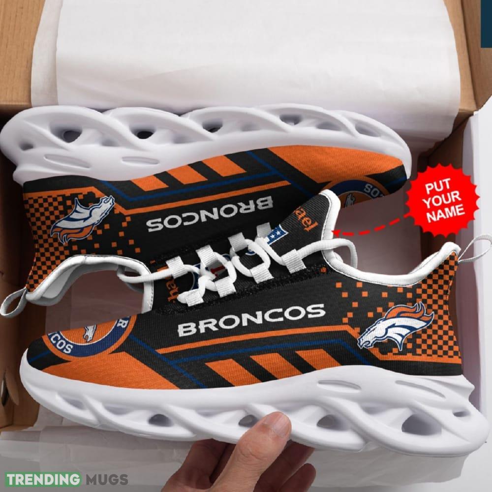 Denver Broncos Custom Name Max Soul Sneaker Shoes For Fan - Denver Broncos Max Soul Sneaker Shoes For Fan_1 Denver Broncos Custom Name Max Soul Sneaker Shoes For Fan - Denver Broncos Max Soul Sneaker Shoes For Fan_1