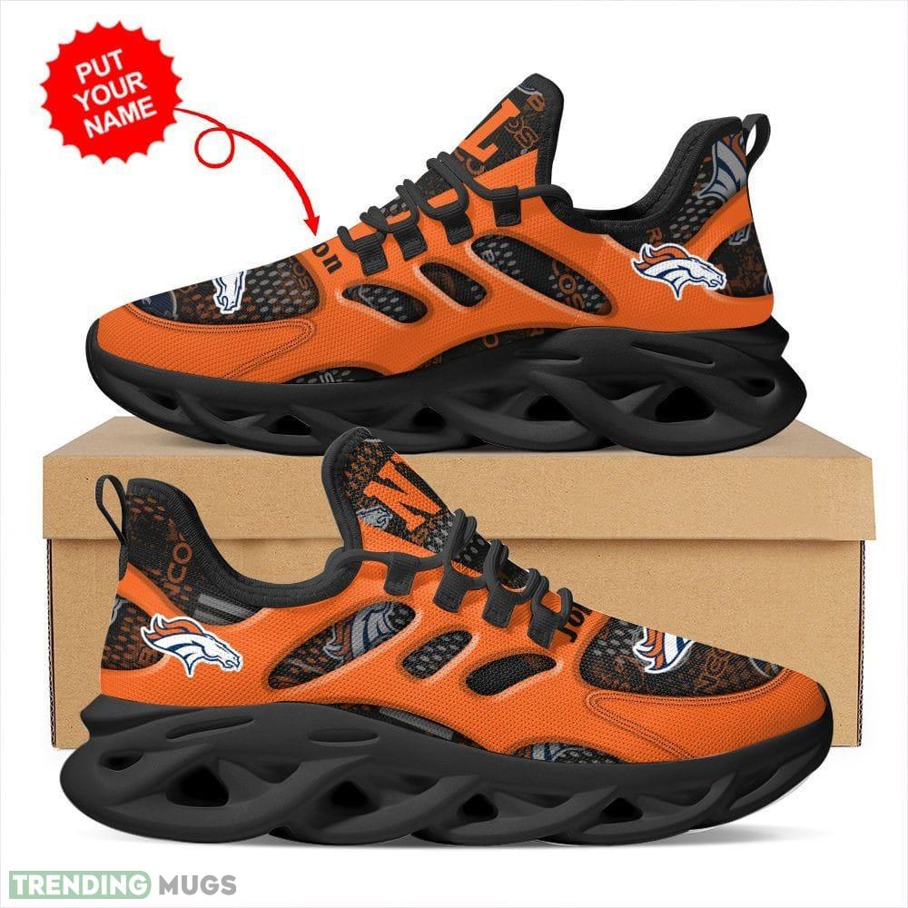 Denver Broncos Custom Name Max Soul Sneakers For Men Women - Denver Broncos Max Soul Sneakers Running Sports Shoes_1 Denver Broncos Custom Name Max Soul Sneakers For Men Women - Denver Broncos Max Soul Sneakers Running Sports Shoes_1
