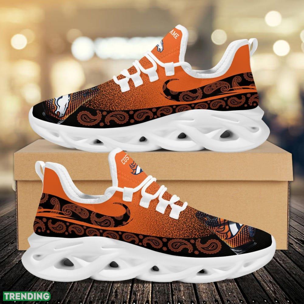 Denver Broncos Custom Name Sport Max Soul Sneaker Shoes For Fans - Denver Broncos Sport Max Soul Sneaker Shoes_1 Denver Broncos Custom Name Sport Max Soul Sneaker Shoes For Fans - Denver Broncos Sport Max Soul Sneaker Shoes_1