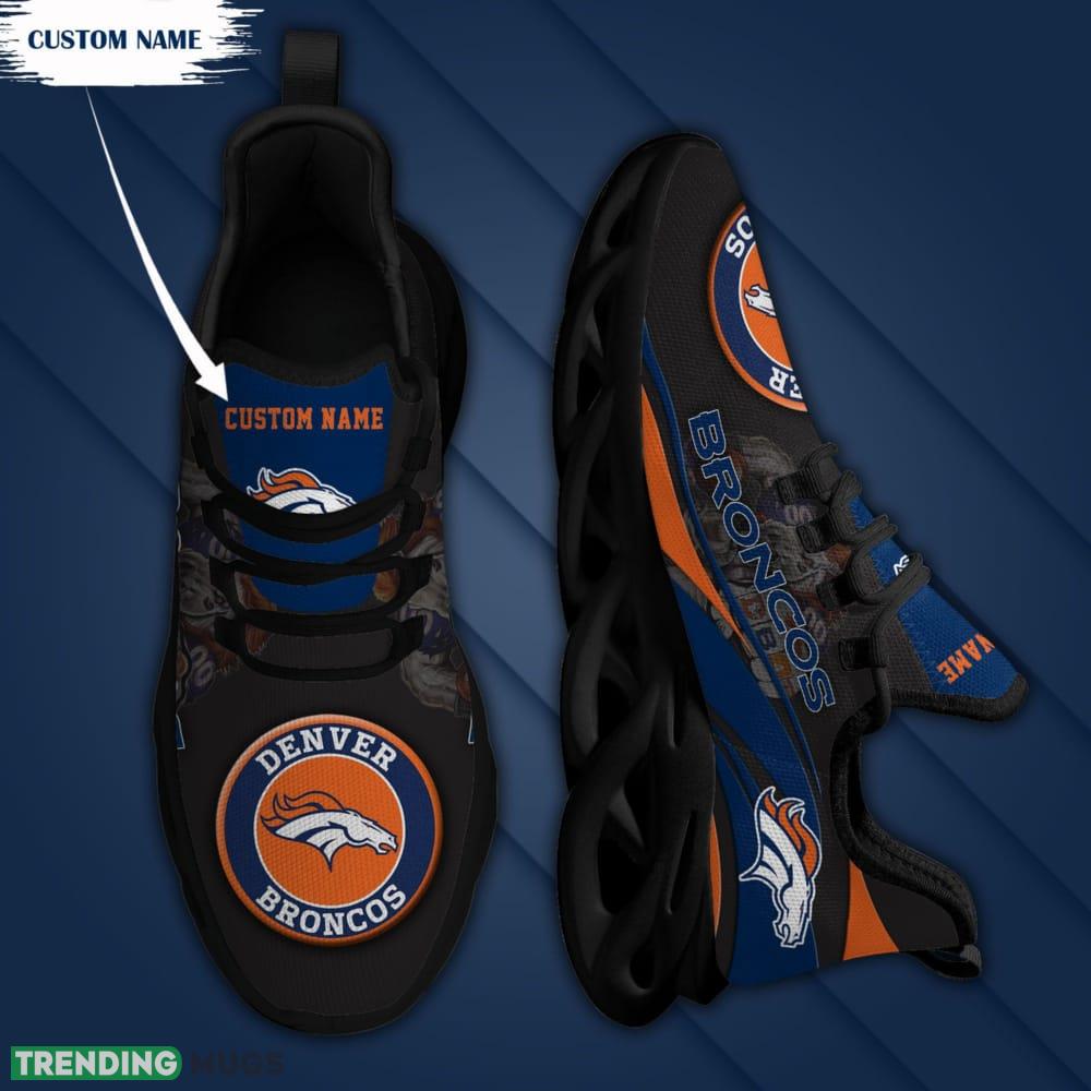 Denver Broncos Mascot Custom Name Max Soul Sneakers For Men Max Soul Denver Broncos Mascot Custom Name Max Soul Sneakers For Men Max Soul